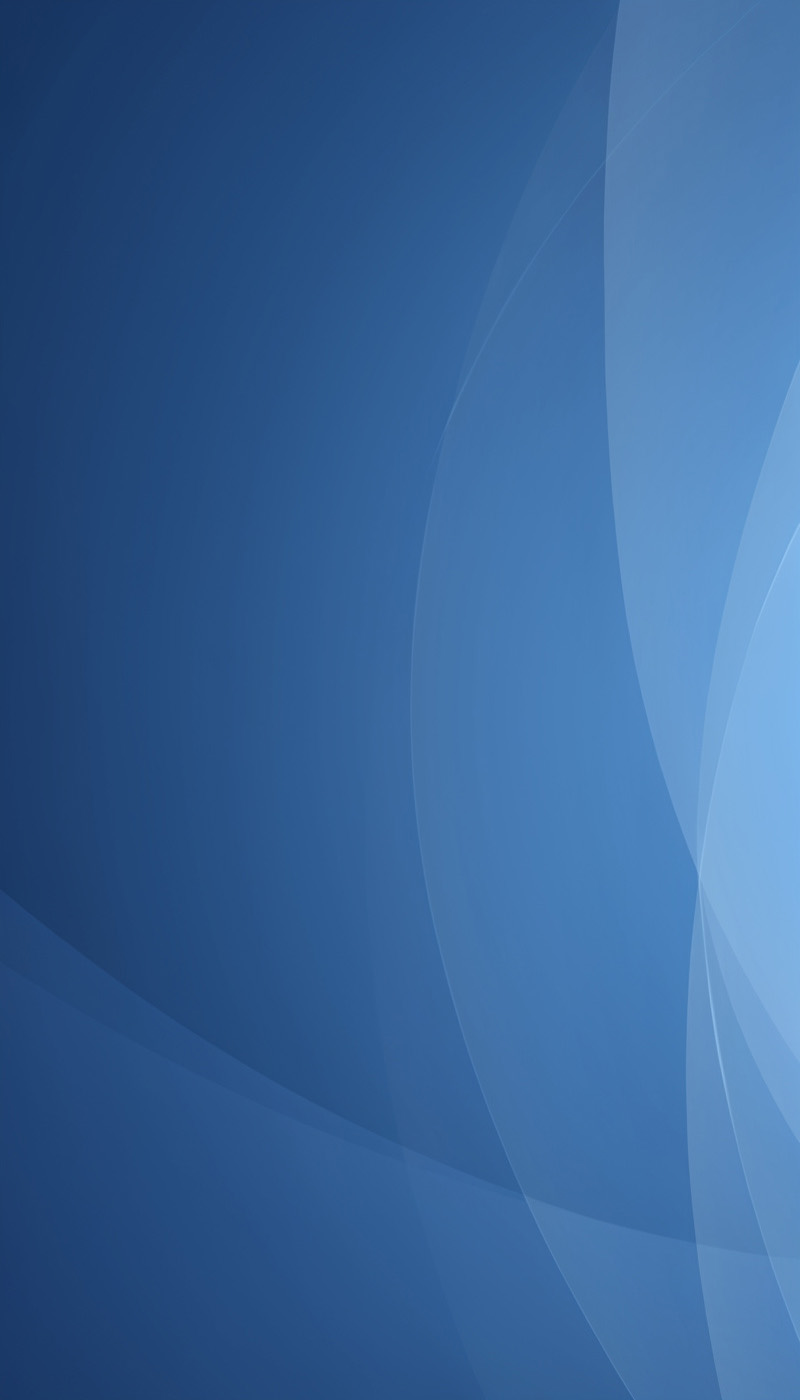 Abstract blue background with layered curved shapes and gradients.